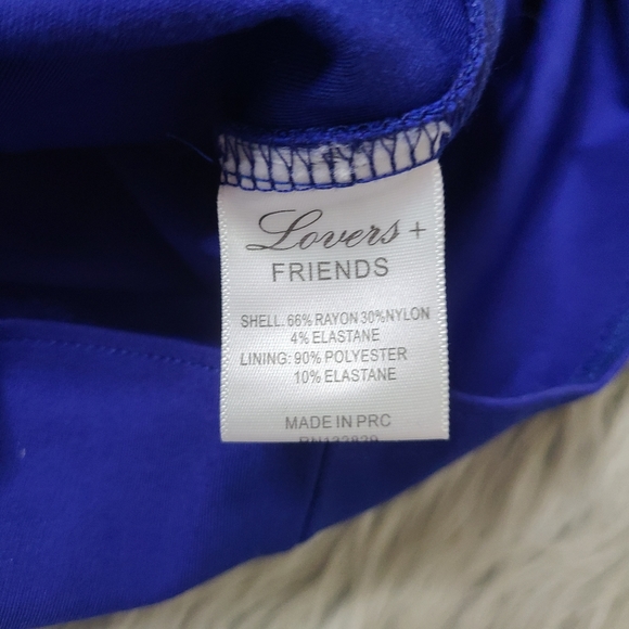 Lovers + Friends Royal Blue Bodycon Cut Out Dress - Picture 7 of 8